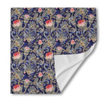 Indian Rose Paisley Pattern Print Silk Bandana