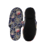 Indian Rose Paisley Pattern Print Slippers