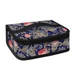 Indian Rose Paisley Pattern Print Small Lunch Bag