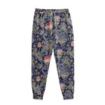 Indian Rose Paisley Pattern Print Sweatpants