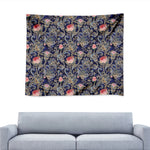 Indian Rose Paisley Pattern Print Tapestry
