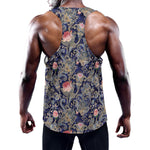 Indian Rose Paisley Pattern Print Training Tank Top