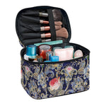 Indian Rose Paisley Pattern Print Travel Makeup Bag