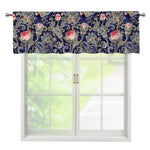 Indian Rose Paisley Pattern Print Window Valance