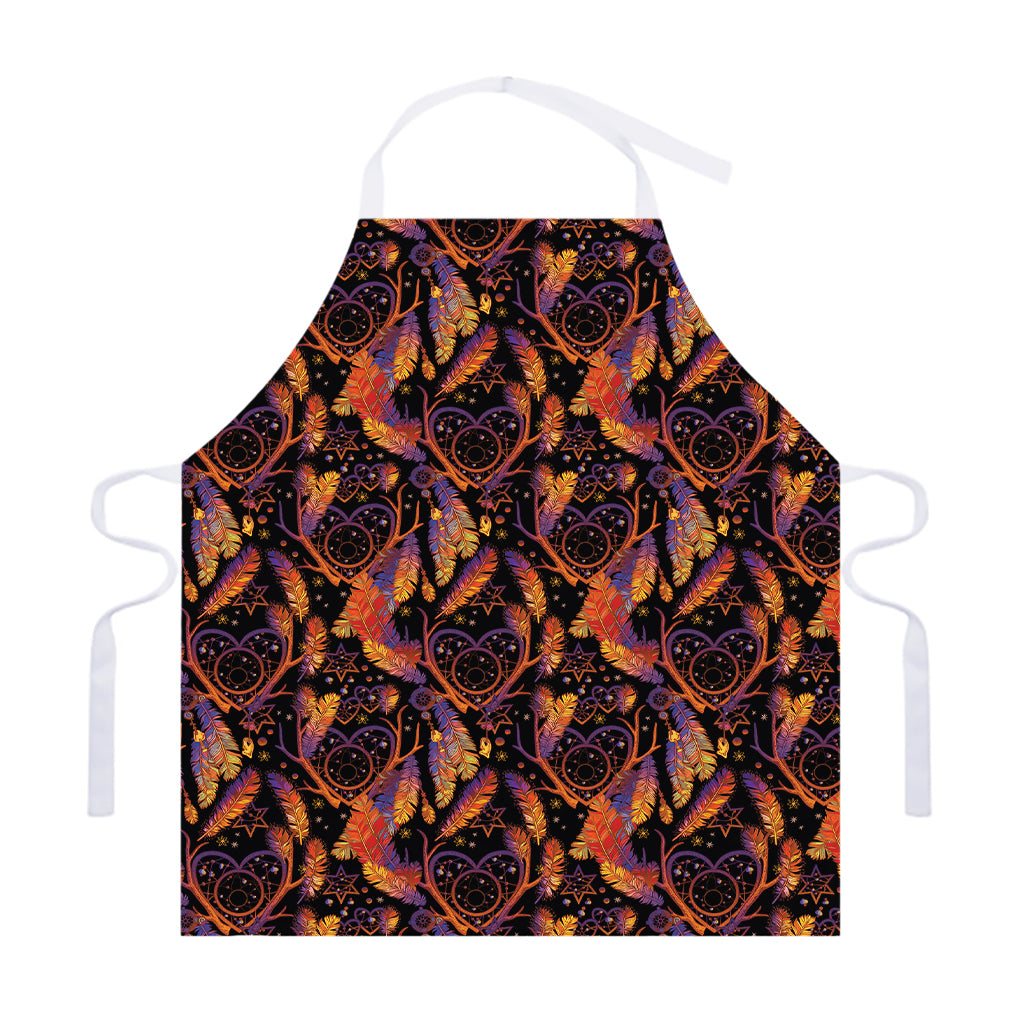 Indian Tribal Dream Catcher Print Adjustable Apron