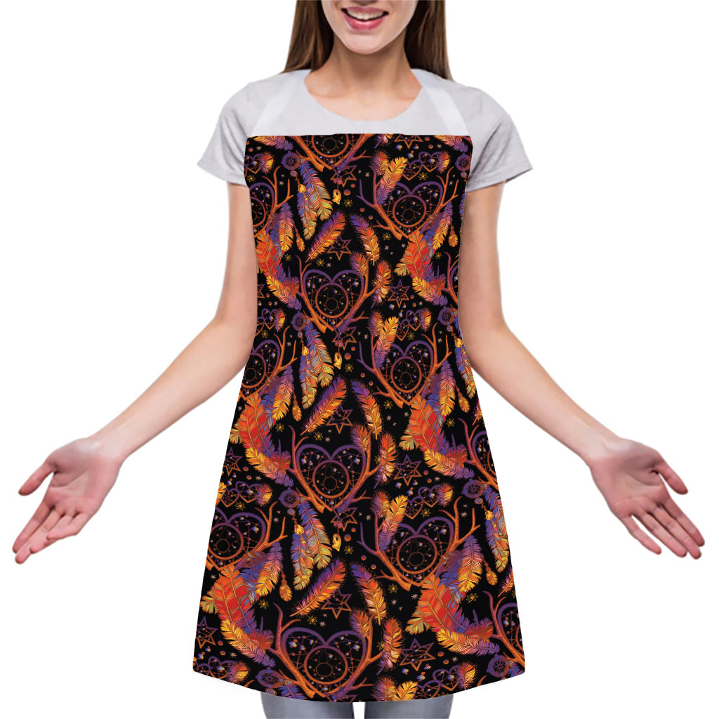 Indian Tribal Dream Catcher Print Adjustable Apron