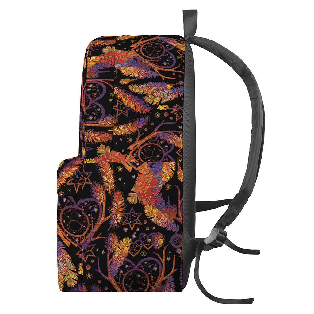 Indian Tribal Dream Catcher Print Backpack