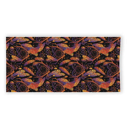 Indian Tribal Dream Catcher Print Beach Towel