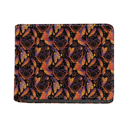 Indian Tribal Dream Catcher Print Bifold Wallet