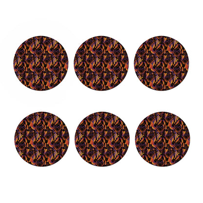 Indian Tribal Dream Catcher Print Coaster Set