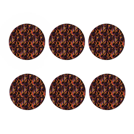 Indian Tribal Dream Catcher Print Coaster Set