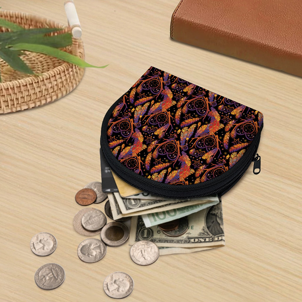 Indian Tribal Dream Catcher Print Coin Purse