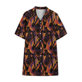 Indian Tribal Dream Catcher Print Cotton Hawaiian Shirt