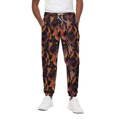 Indian Tribal Dream Catcher Print Cotton Pants