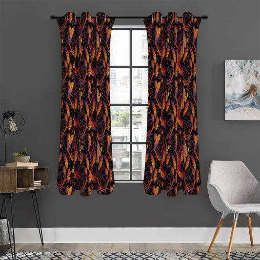 Indian Tribal Dream Catcher Print Curtain