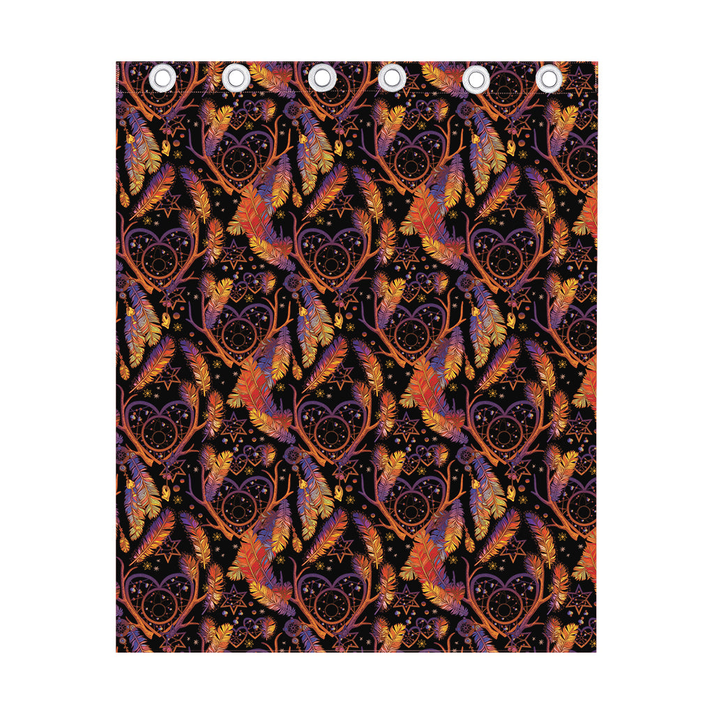 Indian Tribal Dream Catcher Print Curtain