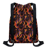 Indian Tribal Dream Catcher Print Drawstring Backpack