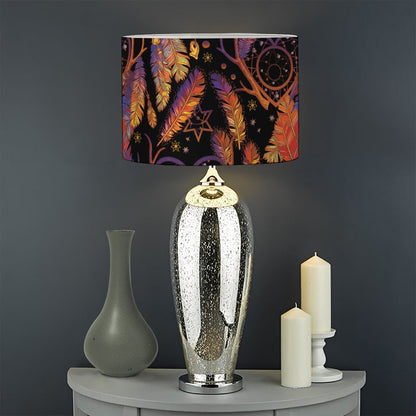 Indian Tribal Dream Catcher Print Drum Lamp Shade