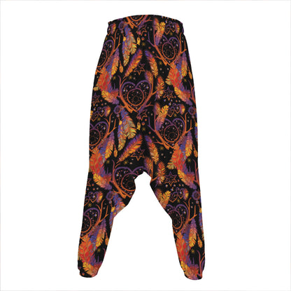 Indian Tribal Dream Catcher Print Hammer Pants
