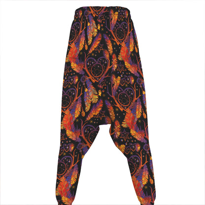 Indian Tribal Dream Catcher Print Hammer Pants