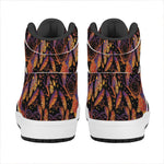 Indian Tribal Dream Catcher Print High Top Leather Sneakers