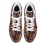 Indian Tribal Dream Catcher Print High Top Leather Sneakers