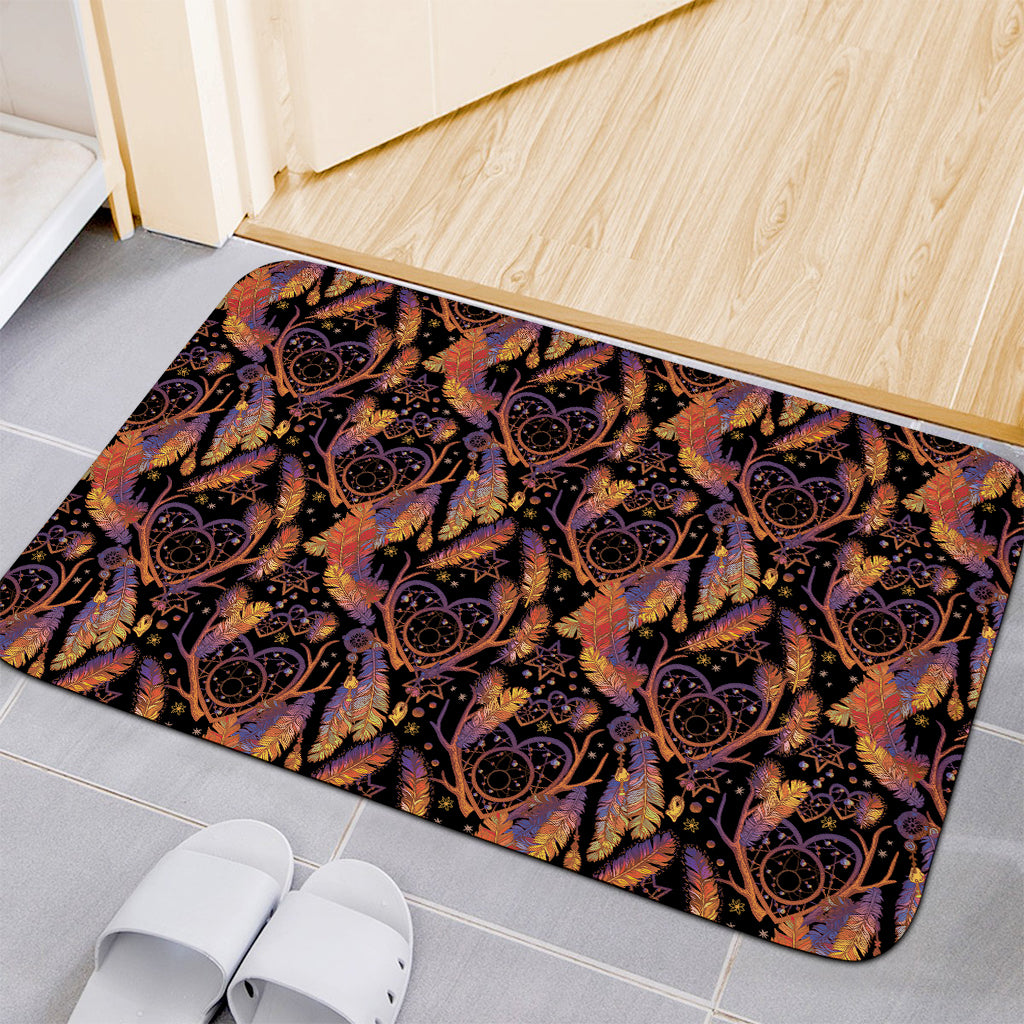 Indian Tribal Dream Catcher Print Indoor Door Mat