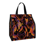 Indian Tribal Dream Catcher Print Insulated Lunch Tote