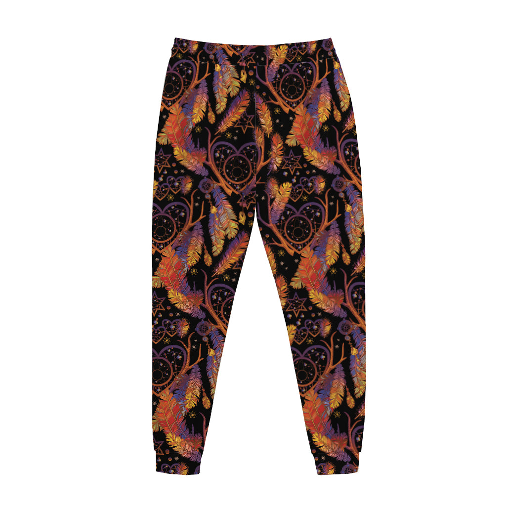 Indian Tribal Dream Catcher Print Jogger Pants
