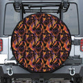 Indian Tribal Dream Catcher Print Leather Spare Tire Cover