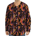 Indian Tribal Dream Catcher Print Long Sleeve Baseball Jersey