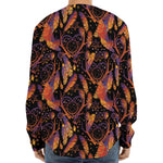Indian Tribal Dream Catcher Print Long Sleeve Baseball Jersey