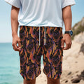 Indian Tribal Dream Catcher Print Men's Cargo Shorts