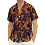 Indian Tribal Dream Catcher Print Men's Deep V-Neck Shirt