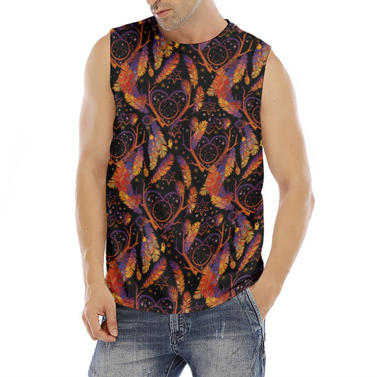 Indian Tribal Dream Catcher Print Men's Fitness Tank Top