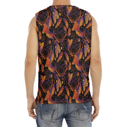 Indian Tribal Dream Catcher Print Men's Fitness Tank Top
