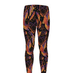 Indian Tribal Dream Catcher Print Men's leggings