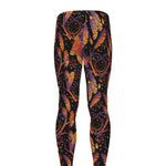 Indian Tribal Dream Catcher Print Men's leggings