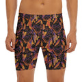 Indian Tribal Dream Catcher Print Men's Long Boxer Briefs