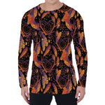 Indian Tribal Dream Catcher Print Men's Long Sleeve T-Shirt