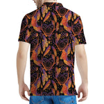 Indian Tribal Dream Catcher Print Men's Polo Shirt