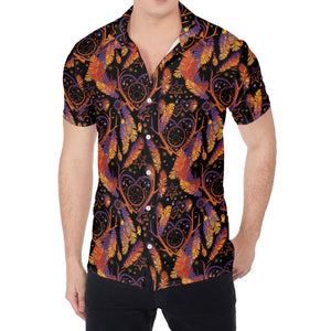 Indian Tribal Dream Catcher Print Men's Shirt