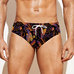 Indian Tribal Dream Catcher Print Men's Swim Briefs