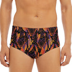 Indian Tribal Dream Catcher Print Men's Triangle Swim Briefs