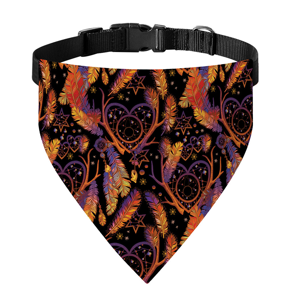Indian Tribal Dream Catcher Print Over The Collar Dog Bandana