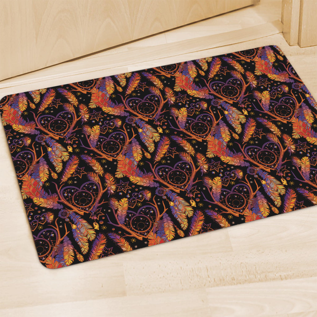 Indian Tribal Dream Catcher Print Polyester Doormat