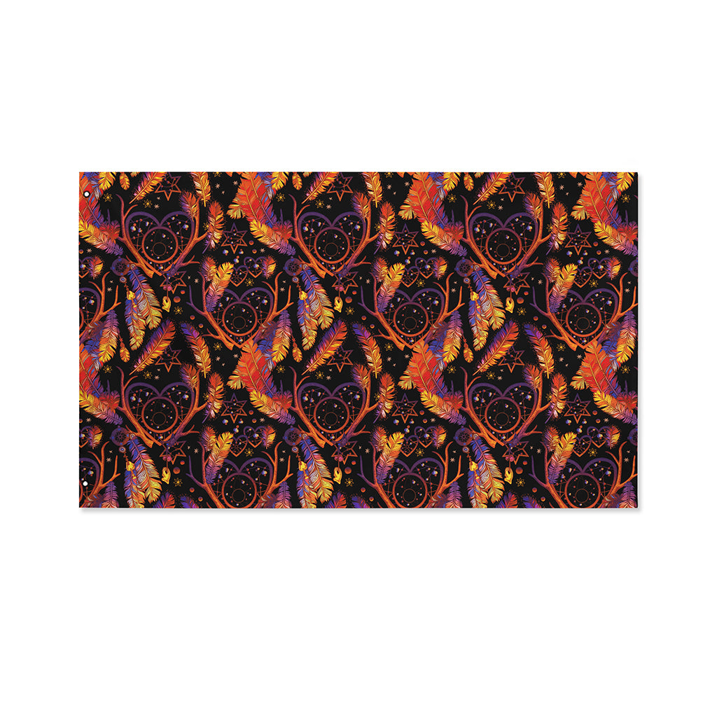 Indian Tribal Dream Catcher Print Polyester Flag