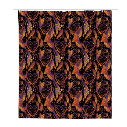 Indian Tribal Dream Catcher Print Polyester Shower Curtain