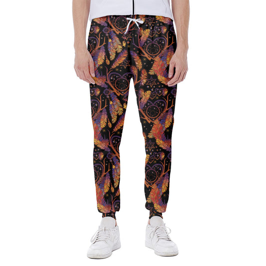 Indian Tribal Dream Catcher Print Scuba Joggers