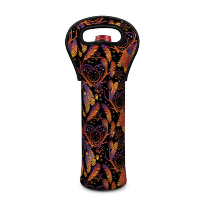 Indian Tribal Dream Catcher Print Single Neoprene Wine Tote